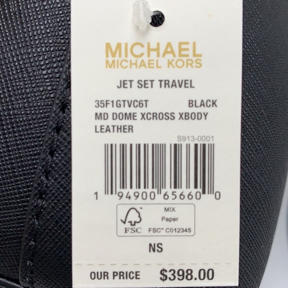 MICHAEL KORS
Jet Set Travel Medium Dome Crossbody Bag
Black 
NWT - Picture 9 of 16